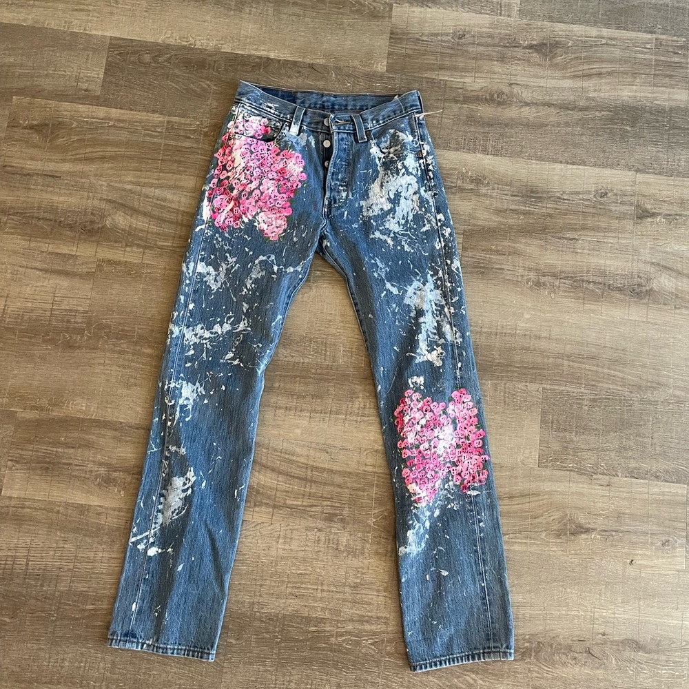 Hand painted vintage Levi’s *one of a kind*